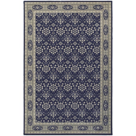 Oriental Weavers Area Rugs, Richmond 119B3 12X15 Rectangle - Navy/ Grey-Polypropylene R119B3360450ST